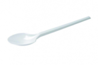 Diversen White Plastic Dessert Spoon (Pack of 100) CPD90168
