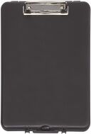 Maul clipboard with small storage compartment black A4 portrait