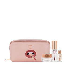 Charlotte Tilbury Pillow Talk Makeup Bag & Glowing Skin Kit - Limited Edition Travel Kit