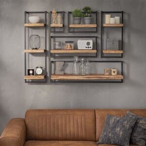 Furnwise Wall shelf Jax 100 cm Solid Wood