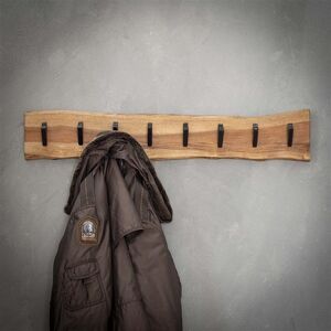 Furnwise Wooden coat rack Tommy 8 hooks