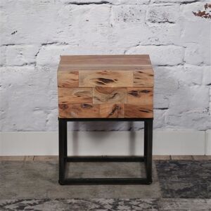 Furnwise Industrial Bedside Table 1d Mill