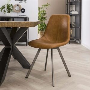 Furnwise Modern dining chair Kendal Cognac