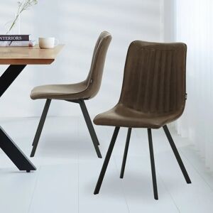 Furnwise Industrial Dining Chair Jimmy Taupe
