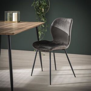 Furnwise Velvet dining chair Golf Anthracite