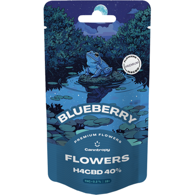 Canntropy H4 Flower Blueberry 40%, 1 G - 100 G 5 Grams Canntropy H4 Flower Blueberry 40%, 1 G - 100 G 5 Grams