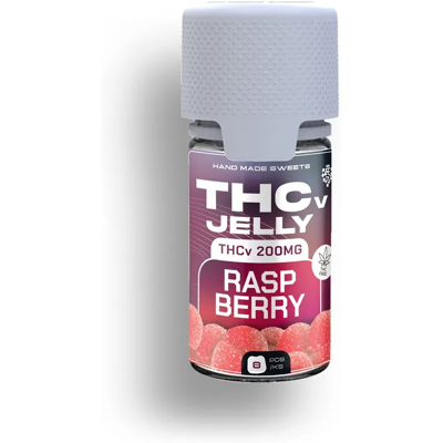 Czech Thcv Jelly Raspberry, 25 Mg Thcv, 8 Pcs Czech Thcv Jelly Raspberry, 25 Mg Thcv, 8 Pcs
