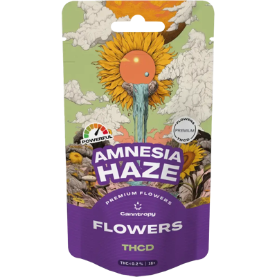 Canntropy Amnesia Haze - 10% THCD Flower, 1-5g Canntropy Amnesia Haze - 10% THCD Flower, 1-5g