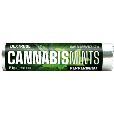 Multitrance Cannabis Dextrose Mint Roll, 21 G Multitrance Cannabis Dextrose Mint Roll, 21 G
