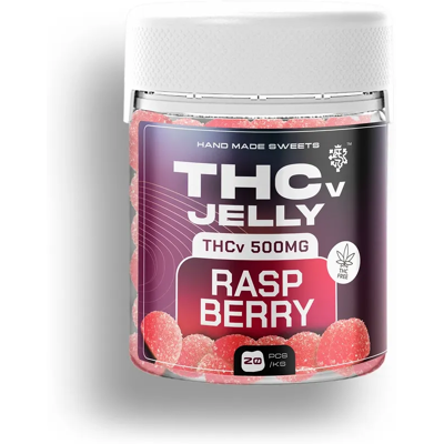 Czech Thcv Jelly Raspberry, 25 Mg Thcv, 20 Pcs Czech Thcv Jelly Raspberry, 25 Mg Thcv, 20 Pcs