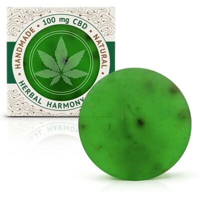 Cannaline Herbal Harmony Handmade Soap, 100 Mg Cannaline Herbal Harmony Handmade Soap, 100 Mg