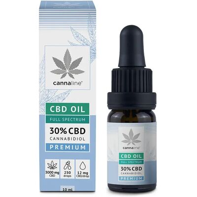 CANNALINE CBD Hemp Oil 30%, 3000 mg, 10 ml - CBD Oil CANNALINE CBD Hemp Oil 30%, 3000 mg, 10 ml - CBD Oil