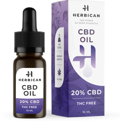 Herbican Oil Thc Free, 20%, 10 Ml Herbican Oil Thc Free, 20%, 10 Ml
