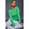 Apple Green Stripe Ladder Long Sleeve Top