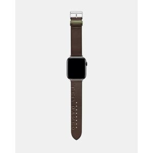 Ted Baker Embossed Apple Watch Strap in Brown CHLRIN, Men's Accessories Size: ONE SIZE