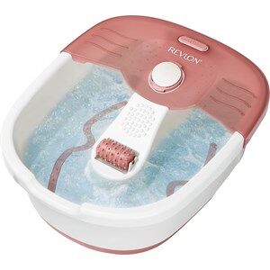 Revlon Care Foot & Nail Care Pediprep Spa Foot bath + storage pouch + emery board + 2x bamboo cuticle pusher + cuticle scissors + 2x toe separator + nail brush + nail cleaner and cuticle pusher