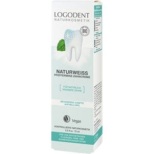 Logona Facial care Dental care Natural White Peppermint Toothpaste 75 ml
