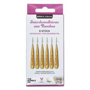 The Humble Co. Skin care Dental care Interdental brush made of bamboo 0,50 mm 6 Stk.