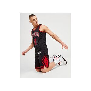 Nike NBA Chicago Bulls Swingman Shorts - Black/University Red/White, Black/University Red/White - male - Size: XL