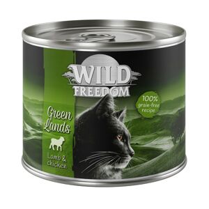Wild Freedom 6x200g Adult Lamb & Chicken Green Lands Wild Freedom Wet Cat Food