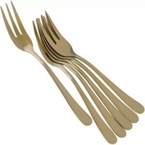 Amefa Austin 1410, 1410AVTR06AN6 pastry forks champagne-coloured, 6-piece
