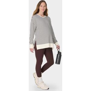 Sweaty Betty All Day Maternity Leggings, Brown, Women's XXL Sweaty Betty All Day Maternity Leggings, Brown, Women's XXL