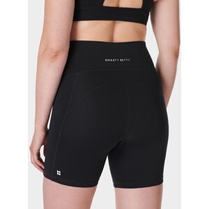 Sweaty Betty All Day 6" Maternity Shorts, Black, Women's M Sweaty Betty All Day 6" Maternity Shorts, Black, Women's M