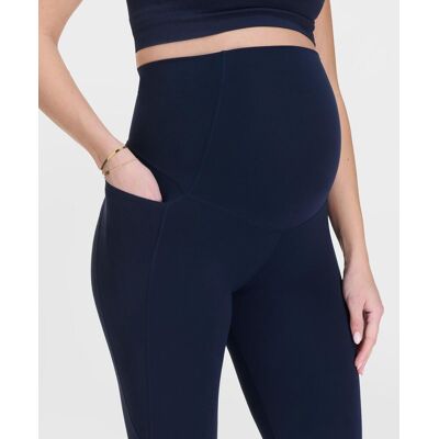 Sweaty Betty All Day 7/8 Maternity Leggings, Blue, Women's XXS Sweaty Betty All Day 7/8 Maternity Leggings, Blue, Women's XXS