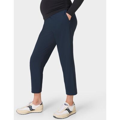 Sweaty Betty Explorer Maternity Pants, Blue, Women's S Sweaty Betty Explorer Maternity Pants, Blue, Women's S