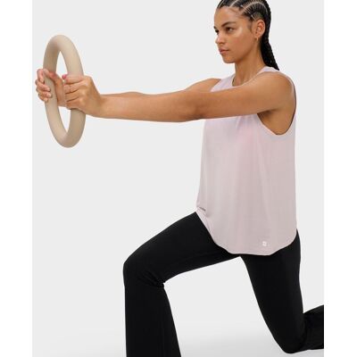 Sweaty Betty Soft Flow Studio Open Back Tank Top, Purple, Women's XL Sweaty Betty Soft Flow Studio Open Back Tank Top, Purple, Women's XL