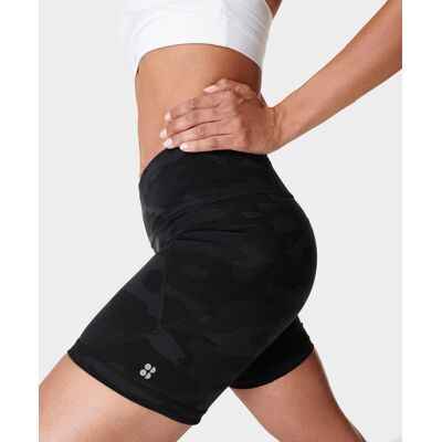 Sweaty Betty Power 6" Cycling Shorts, Black, Women's S Sweaty Betty Power 6" Cycling Shorts, Black, Women's S