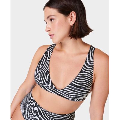 Sweaty Betty Peninsula Xtra Life Bikini Top, Grey, Women's L Sweaty Betty Peninsula Xtra Life Bikini Top, Grey, Women's L