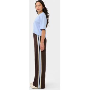 Sweaty Betty Linear Striped Wide Leg Trouser, Brown, Women's XS Sweaty Betty Linear Striped Wide Leg Trouser, Brown, Women's XS
