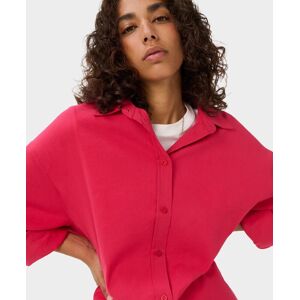 Sweaty Betty Linen Stretch Shirt, Red, Women's L Sweaty Betty Linen Stretch Shirt, Red, Women's L