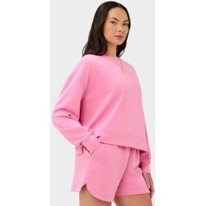 Sweaty Betty Sand Wash CloudWeight Sweatshirt, Pink, Women's S Sweaty Betty Sand Wash CloudWeight Sweatshirt, Pink, Women's S