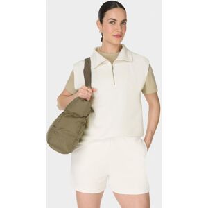 Sweaty Betty Sand Wash CloudWeight High-Waisted Shorts, Neutral, Women's L Sweaty Betty Sand Wash CloudWeight High-Waisted Shorts, Neutral, Women's L