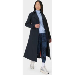 Sweaty Betty Motion Waterproof Trench Coat, Blue, Women's M Sweaty Betty Motion Waterproof Trench Coat, Blue, Women's M