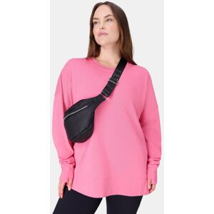 Sweaty Betty After Class Longline Sweatshirt, Pink, Women's XS Sweaty Betty After Class Longline Sweatshirt, Pink, Women's XS