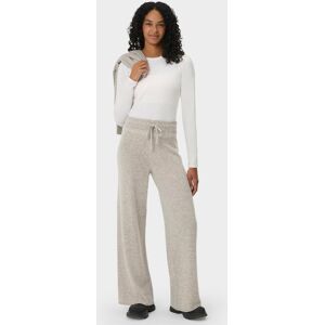Sweaty Betty Cashmere Wide Leg Trousers, Grey, Women's S Sweaty Betty Cashmere Wide Leg Trousers, Grey, Women's S
