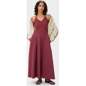Sweaty Betty Explorer Ribbed Halter Neck Strappy Maxi Dress, Red, Women's XS Sweaty Betty Explorer Ribbed Halter Neck Strappy Maxi Dress, Red, Women's XS