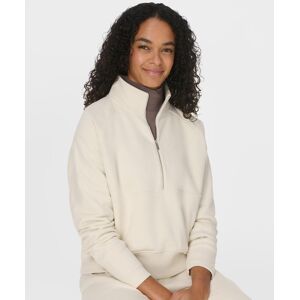 Sweaty Betty Revive Rib Mix Half Zip Sweatshirt, Neutral, Women's XXL Sweaty Betty Revive Rib Mix Half Zip Sweatshirt, Neutral, Women's XXL