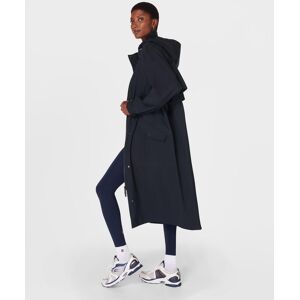 Sweaty Betty Motion Longline Waterproof Parka, Blue, Women's XL Sweaty Betty Motion Longline Waterproof Parka, Blue, Women's XL