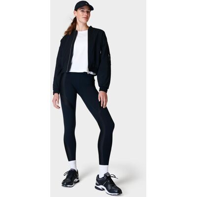 Sweaty Betty Explorer Bomber Jacket, Black, Women's XS Sweaty Betty Explorer Bomber Jacket, Black, Women's XS
