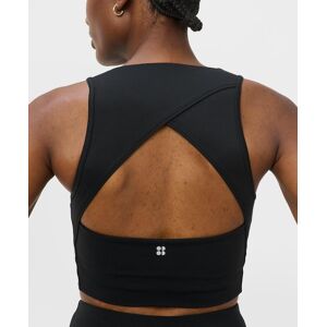 Sweaty Betty All Day Wrap Longline Bra, Black, Women's XXL Sweaty Betty All Day Wrap Longline Bra, Black, Women's XXL