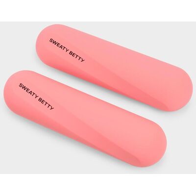 Sweaty Betty 1kg Hand Weights, Pink, Women's One Size Sweaty Betty 1kg Hand Weights, Pink, Women's One Size
