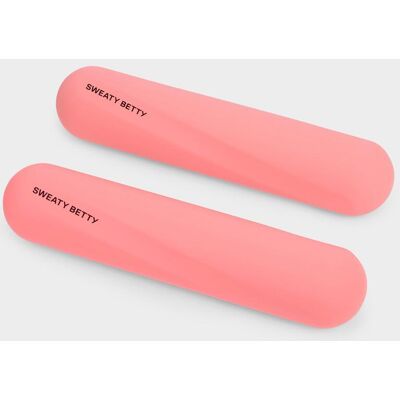 Sweaty Betty 2kg Hand Weights, Pink, Women's One Size Sweaty Betty 2kg Hand Weights, Pink, Women's One Size