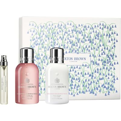 MOLTON BROWN Delicious Rhubarb & Rose Travel Gift Set (EdP 7,5ml + Shower Gel 100ml + Body Lotion 100ml) MOLTON BROWN Delicious Rhubarb & Rose Travel Gift Set (EdP 7,5ml + Shower Gel 100ml + Body Lotion 100ml)