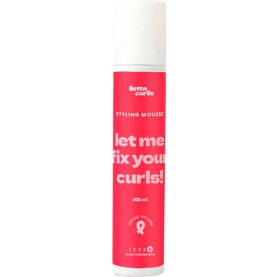 lotta curls Styling Mousse 200 ml lotta curls Styling Mousse 200 ml