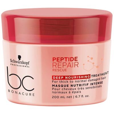 Schwarzkopf Professional BC BONACURE Peptide Repair Rescue Deep Nourishing Treatment 200 ml Schwarzkopf Professional BC BONACURE Peptide Repair Rescue Deep Nourishing Treatment 200 ml