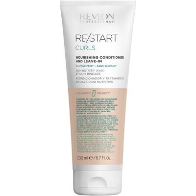 Revlon Re-Start Curls Nourishing Conditioner - Curl Type 2 & 3, Leave-In 200ml Revlon Re-Start Curls Nourishing Conditioner - Curl Type 2 & 3, Leave-In 200ml